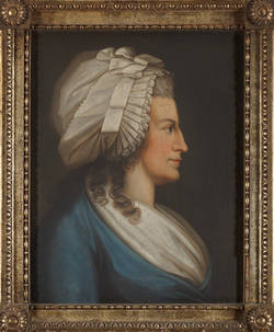 Bildnis Anna Catherine Schauss, geb. Lehmann (Großmutter des Malers Ferdinand Schauss);