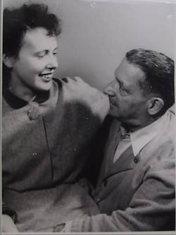Regisseurin Ruth Berghaus mit ihrem Mann Paul Dessau