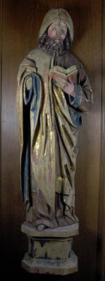 Jacobus d. Ä., Figur eines Retabels aus der Kirche in Burghagen