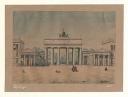 Das Brandenburger Thor in Berlin (Langhans 1793)