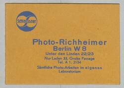 Fotoalbum (Einsteckalbum) aus dem Besitz von D.Ch.: „Photo Richheimer Berlin“ (Urlaub mit Bert in Freiberg)