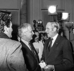 33. Berlinale 1983: Empfang des Bundespräsidenten für Filmschaffende 21.02.1983
