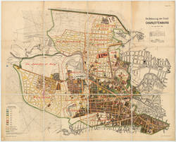 Die Bebauung der Stadt CHARLOTTENBURG bis zum Jahre 1905.;