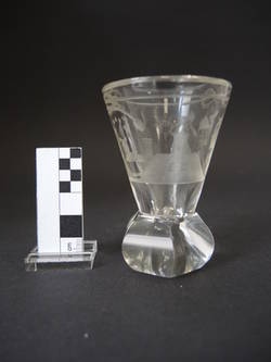 kleines Freimaurerglas / Logenglas / Schnapsglas