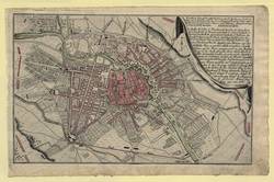  Plan von Berlin unter Angriff von Generalmajor Tottleben 1760;