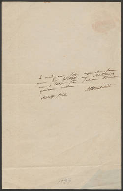 Brief von Alexander von Humboldt an J. Liepmann.