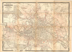 Situations-Plan von BERLIN MIT DEM WEICHBILDE und CHARLOTTENBURG...;