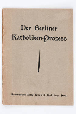 Tarnschrift - Der Berliner Katholiken-Prozess 