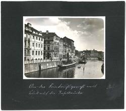 "An der Friedrichsgracht mit Blick auf die Inselbrücke"
