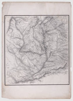 Atlas zur Reise in Brasilien von Dr. v. Spix und Dr. v. Martius - Karte von Ostbrasilien, SW
