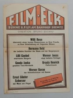 „Film-Eck“, Bühne u. Film am Bahnhof Drewitz