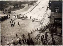 Spartakusaufstand. Barrikaden am Köllnischen Park Ecke Rungestrasse 5.-19. März 1919