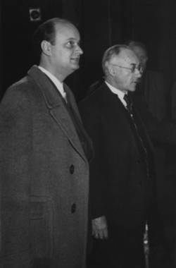 Ferenc Fricsay mit Heinz Tietjen
