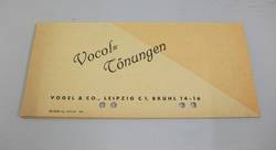 Werbung für "Vocol-Tönungen" von Vogel & Co.