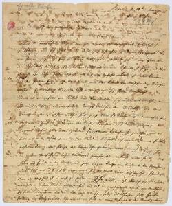 Brief von Karl Friedrich Julius Riese an seine Eltern