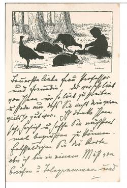Postkarte von Lilli Lehmann an Cornelie Richter, 1916