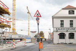 "Serie 'Berlin bald fertig'. Johannisstraße / Kalkscheunenstraße"