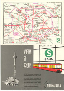 Übersichtsplan der S-Bahn.