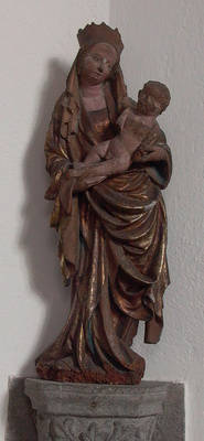 Stehende Madonna aus der Dorfkirche in Tempelhof;