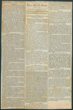 The Sun, 15.9.1869: The Humboldt Centenary.