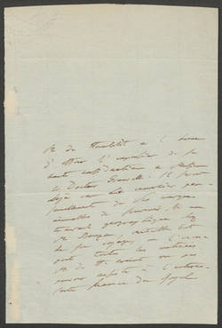 Alexander von Humboldt an Dr. Canville