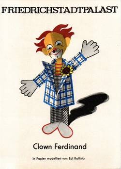 Bastelbogen Clown Ferdinand