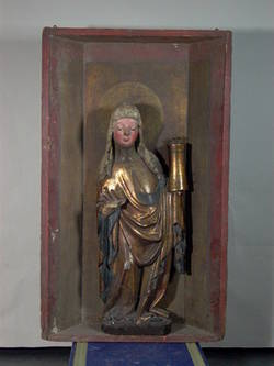 Schrein mit Heiliger Maria Magdalena aus dem Dom zu Fürstenwalde