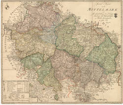 Special Karte von der Mittelmark;