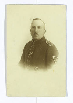 Portät von Hans Richter in Uniform, 1914;