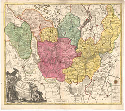  Mappa Geographica exhibens Electoratum Brandenburgensem,...
