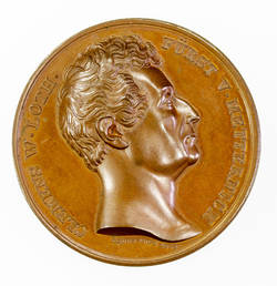 Medaille auf den österreichischen Hof- und Staatskanzler Clemens Wenzel Lothar Fürst von Metternich;