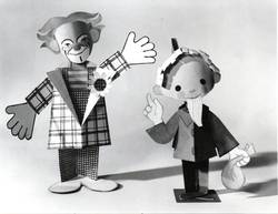 Clown Ferdinand und Sandmännchen
