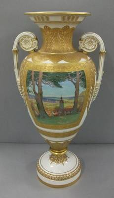 Amphoren-Vase mit Vedutenmalerei, Stadt Belzig