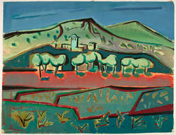 "Landschaft in Neukastilien" 1952