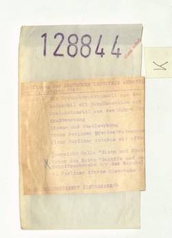 „Eröffnung der DEUTSCHEN INDUSTRIE AUSSTELLUNG am 14. Oktober 1961“;