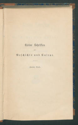 Kleine Schriften zur ...
2. Bd
Enthält: "Die Brüder von Humboldt".  S. 125-194