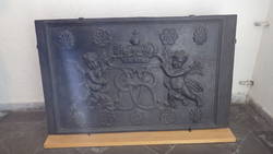 Kaminplattte mit Initialen König Friedrichs I., nach 1701;