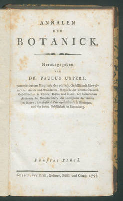 Annalen der Botanick...5. St.