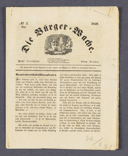 „Die Bürger-Wache - No. 2 - Mai 1848“