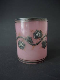 rosalinfarbenes Trinkglas 