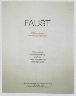 "Titelblatt - Faust"