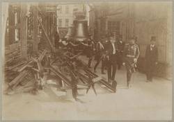 Besichtigung der Glocken für die Kaiser-Wilhelm-Gedächtniskirche durch Kaiser Wilhelm II.
