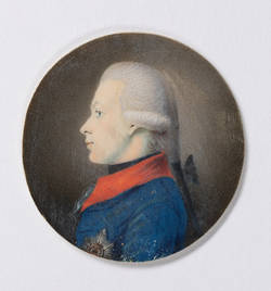 Porträtminiatur Friedrich Ludwig Karl von Preußen ;