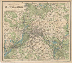Übersichtskarte der UMGEGEND VON BERLIN;