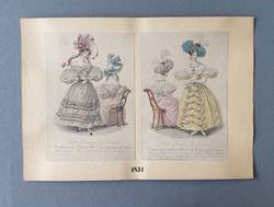 Modekupfer "Petit Courier des Dames", Konvolut 1831-1868, Sammlung Martha Amalie Elisabeth Sadau