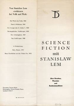 Science Fiction mit Stanislaw Lem