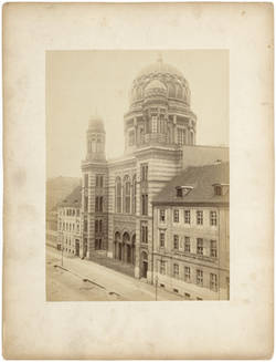 Oranienburger Straße, Synagoge und angrenzende Gebäude;