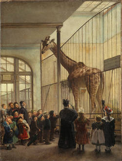 Das Giraffenhaus im Berliner Zoo