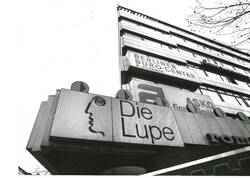 o.T., Das Kino "Die Lupe" am Kurfüstendamm