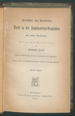 Alexander von Humboldts Reise...
2. Bd